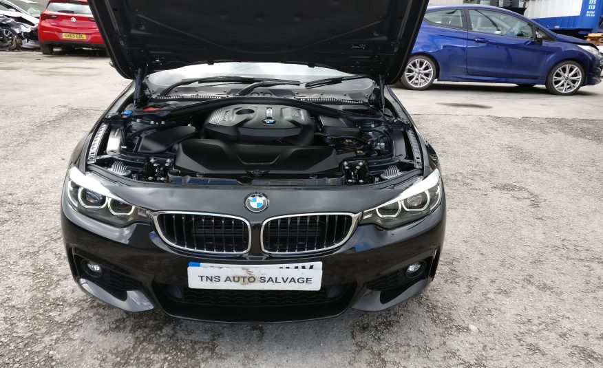 2018 18 BMW 4 SERIES 420i M SPORT AUTO GRAN COUPE UNRECORDED DAMAGED SALVAGE