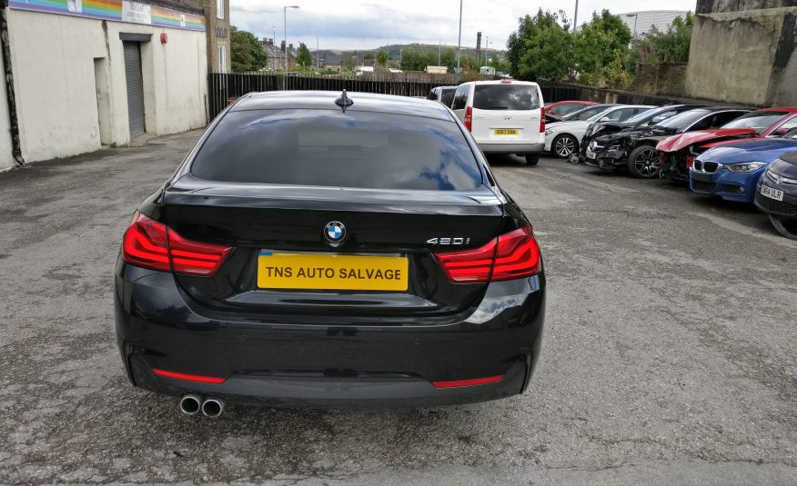 2018 18 BMW 4 SERIES 420i M SPORT AUTO GRAN COUPE UNRECORDED DAMAGED SALVAGE