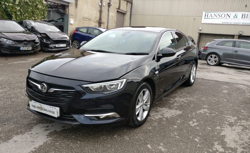 2018 18 VAUXHALL INSIGNIA 1.6TD SRI NAV GRAND SPORT UNRECORDED