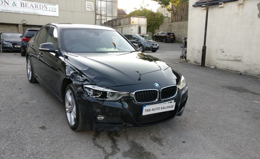 2017 17 BMW 3 SERIES 320D X-DRIVE M SPORT AUTO UNRECORDED DAMAGED SALVAGE