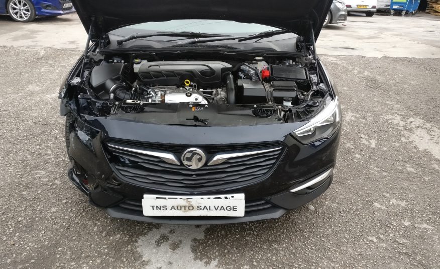 2018 18 VAUXHALL INSIGNIA 1.6TD SRI NAV GRAND SPORT UNRECORDED