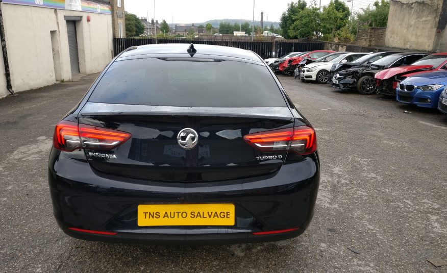 2018 18 VAUXHALL INSIGNIA 1.6TD SRI NAV GRAND SPORT UNRECORDED