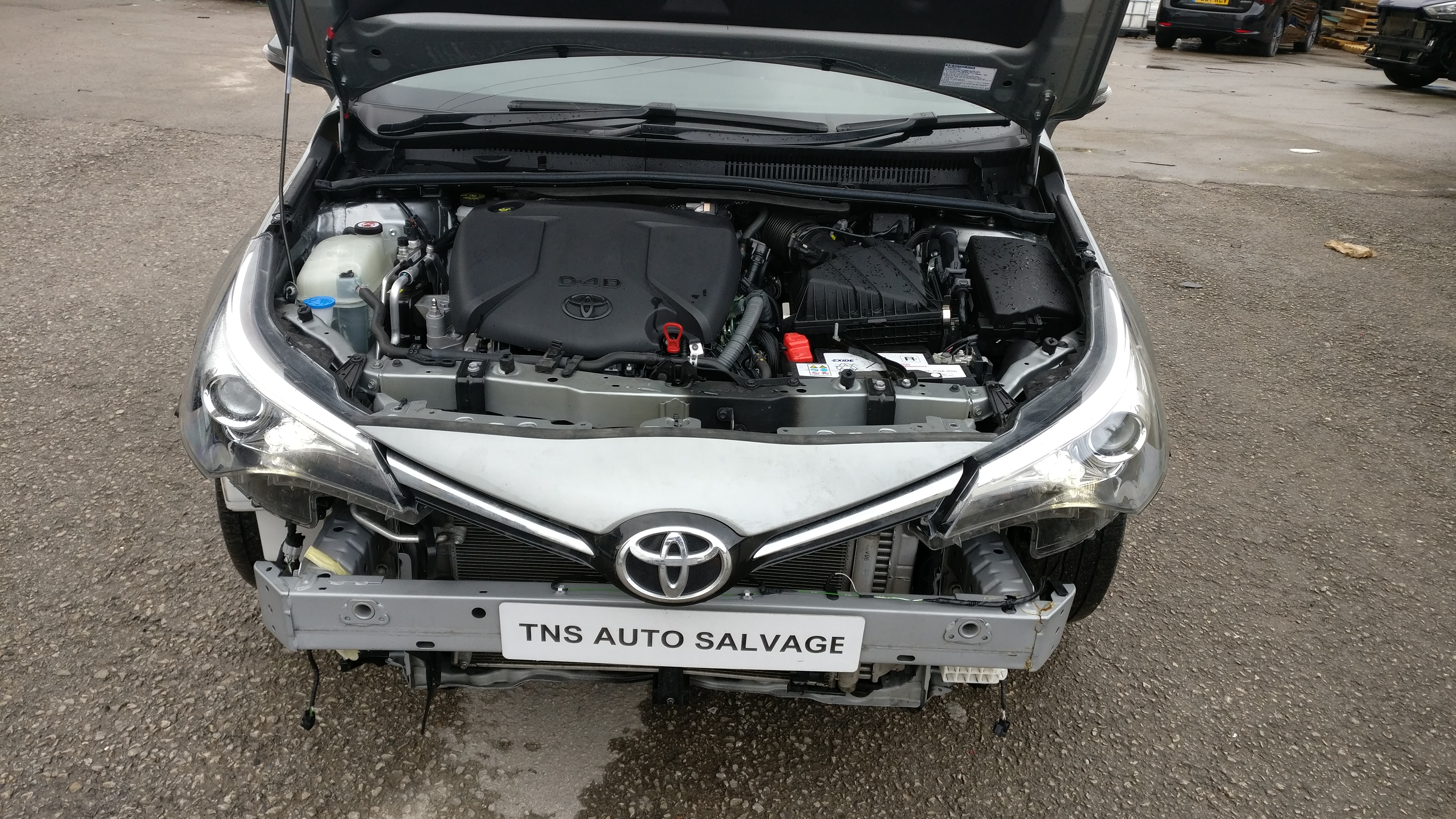2017 67 TOYOTA AVENSIS DESIGN 2.0D-4D UNRECORDED DAMAGED SALVAGE