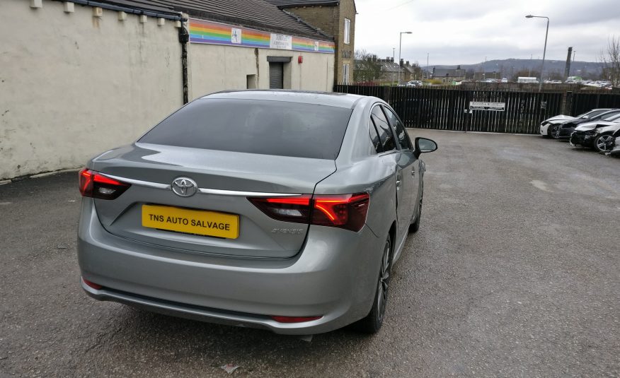 2017 67 TOYOTA AVENSIS DESIGN 2.0D-4D UNRECORDED DAMAGED SALVAGE