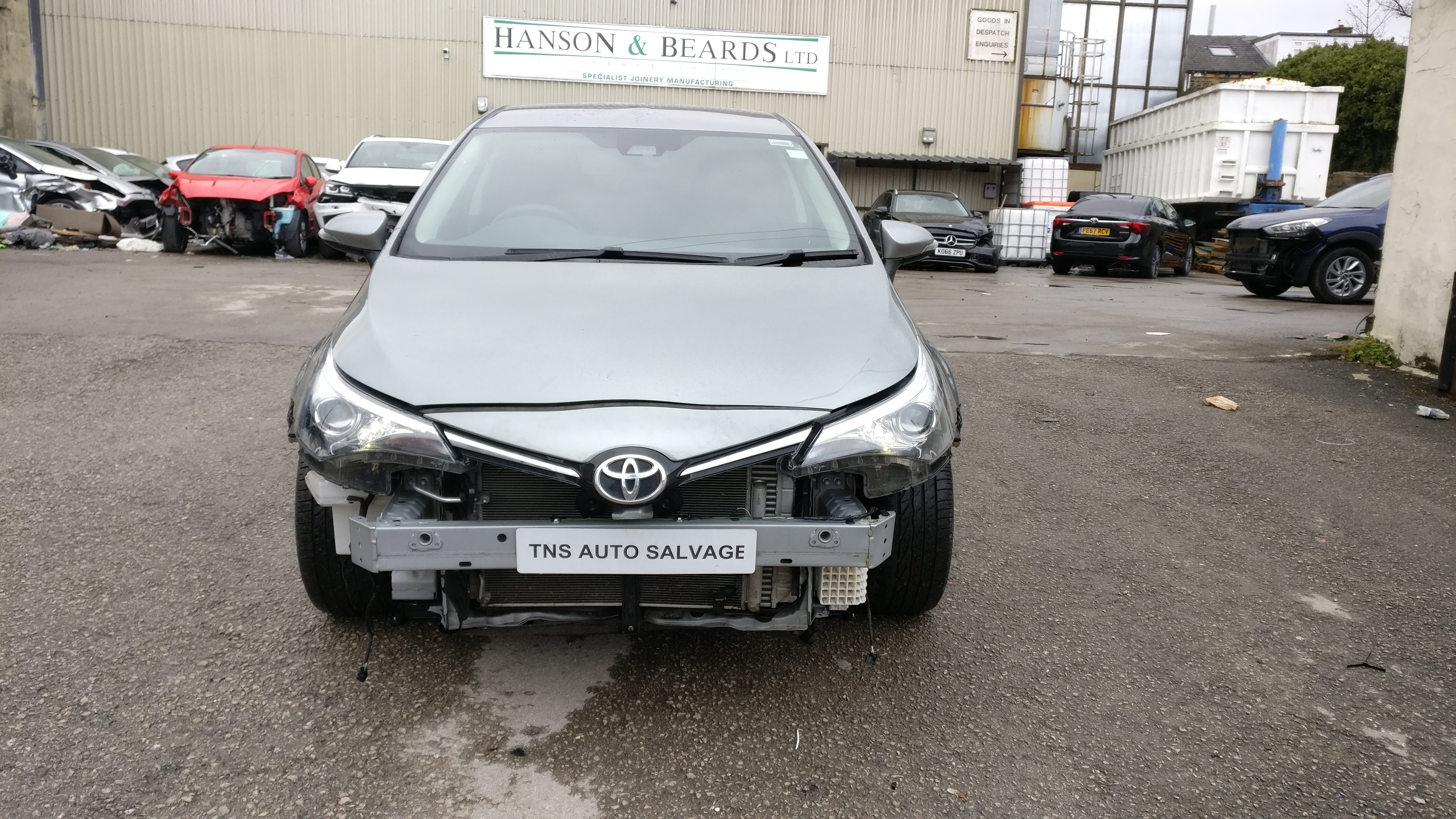 2017 67 TOYOTA AVENSIS DESIGN 2.0D-4D UNRECORDED DAMAGED SALVAGE