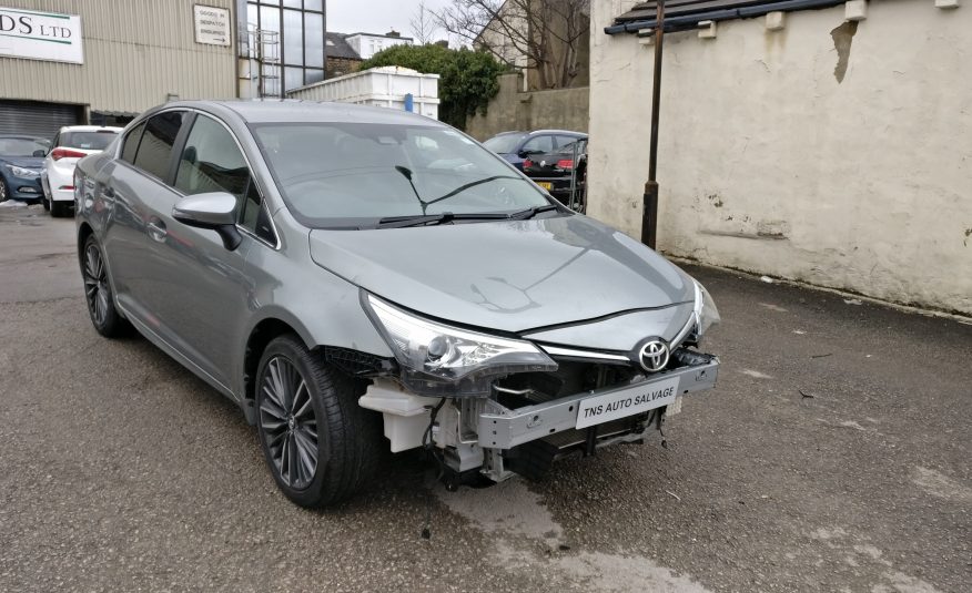 2017 67 TOYOTA AVENSIS DESIGN 2.0D-4D UNRECORDED DAMAGED SALVAGE