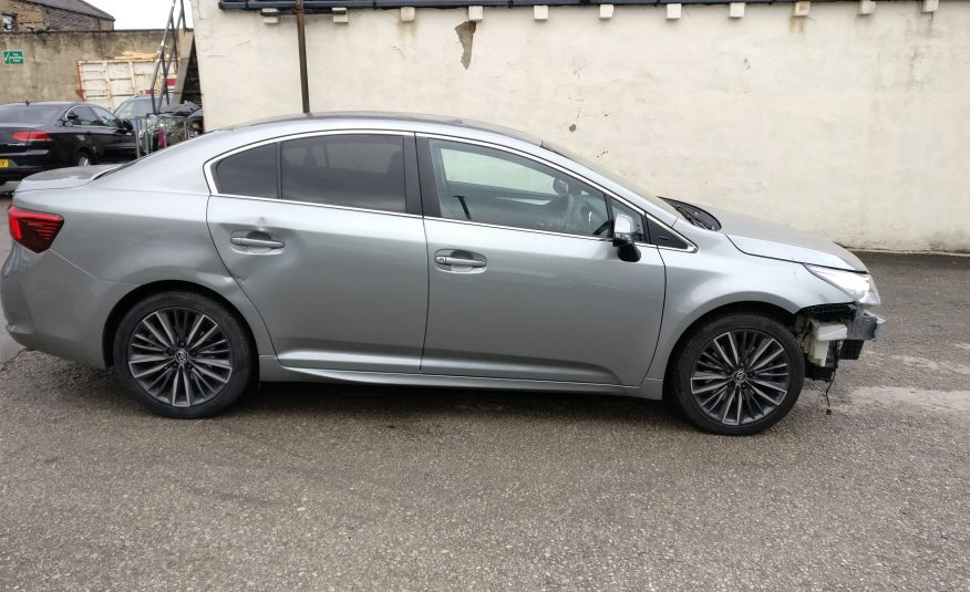 2017 67 TOYOTA AVENSIS DESIGN 2.0D-4D UNRECORDED DAMAGED SALVAGE