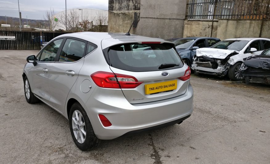 2018 FORD FIESTA ZETEC 1.1L UNRECORDED DAMAGED SALVAGE