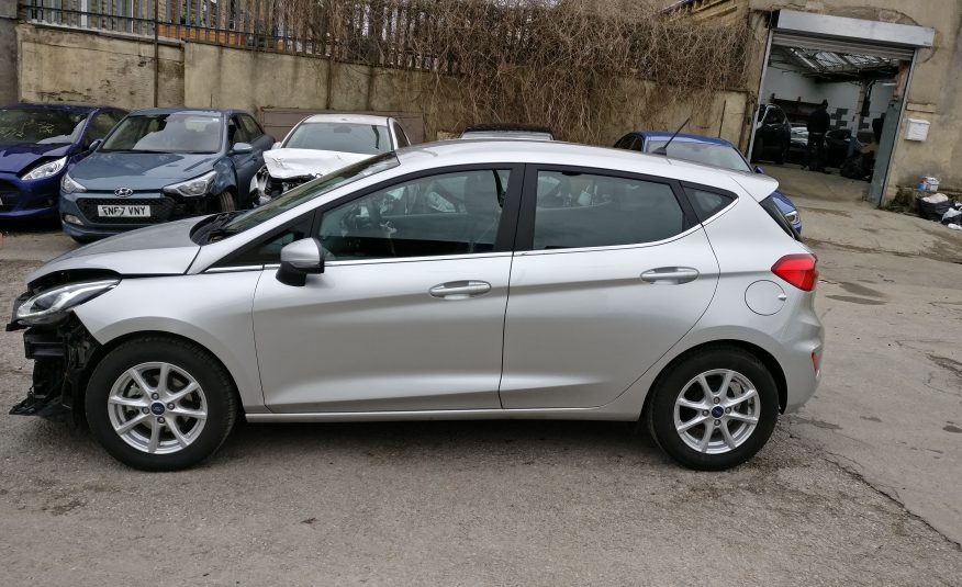 2018 FORD FIESTA ZETEC 1.1L UNRECORDED DAMAGED SALVAGE