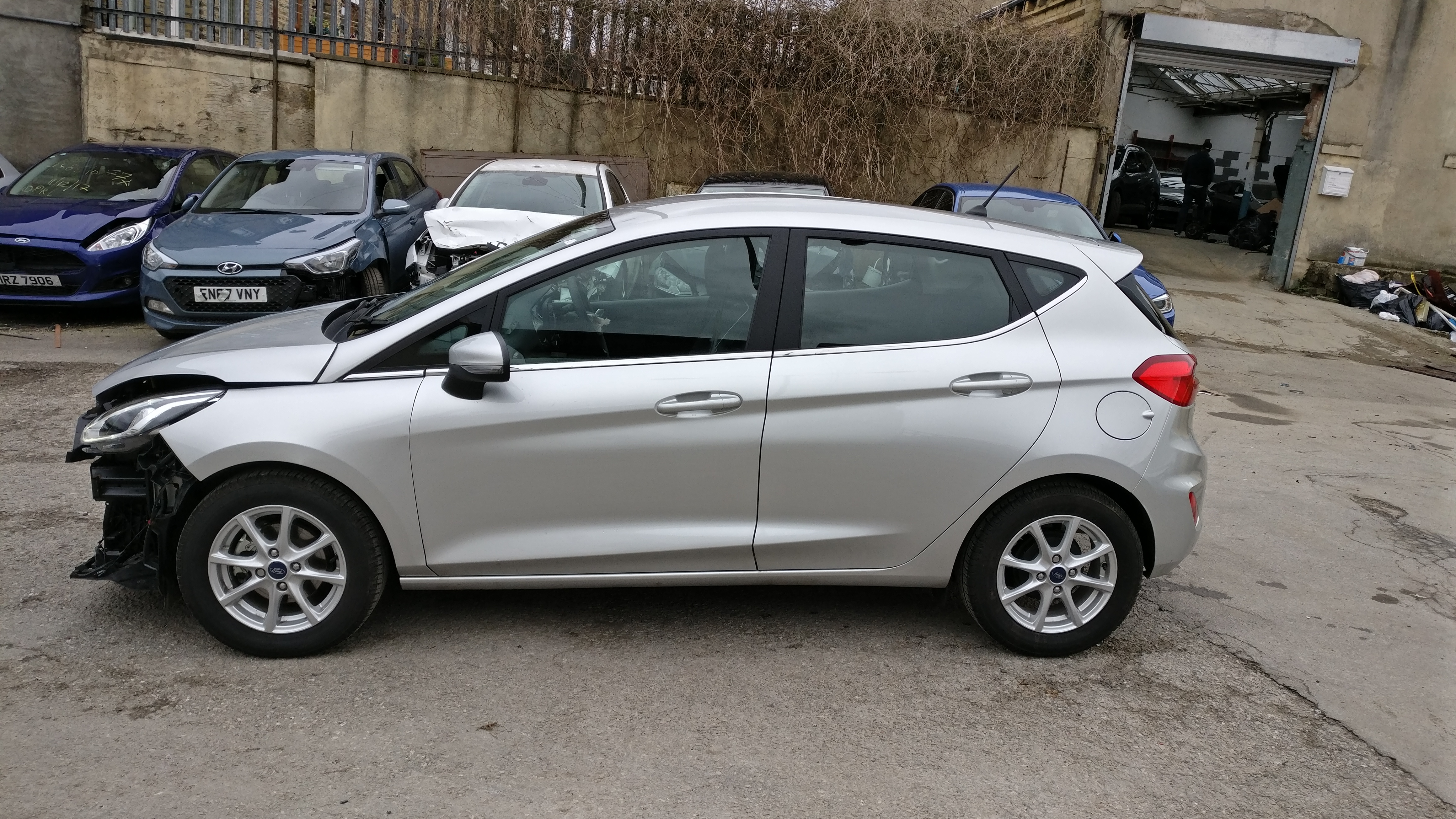 2018 FORD FIESTA ZETEC 1.1L UNRECORDED DAMAGED SALVAGE