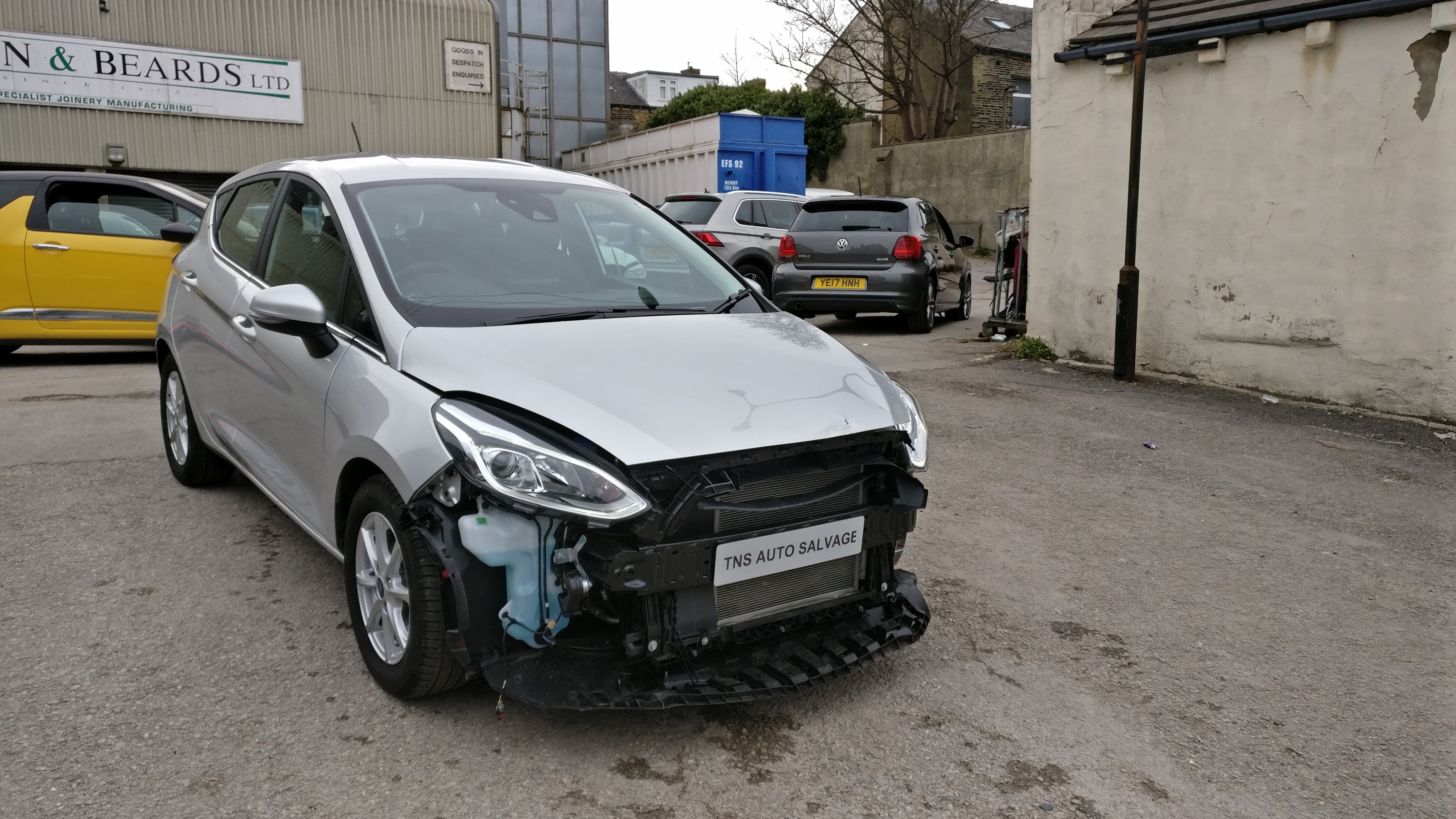 2018 FORD FIESTA ZETEC 1.1L UNRECORDED DAMAGED SALVAGE