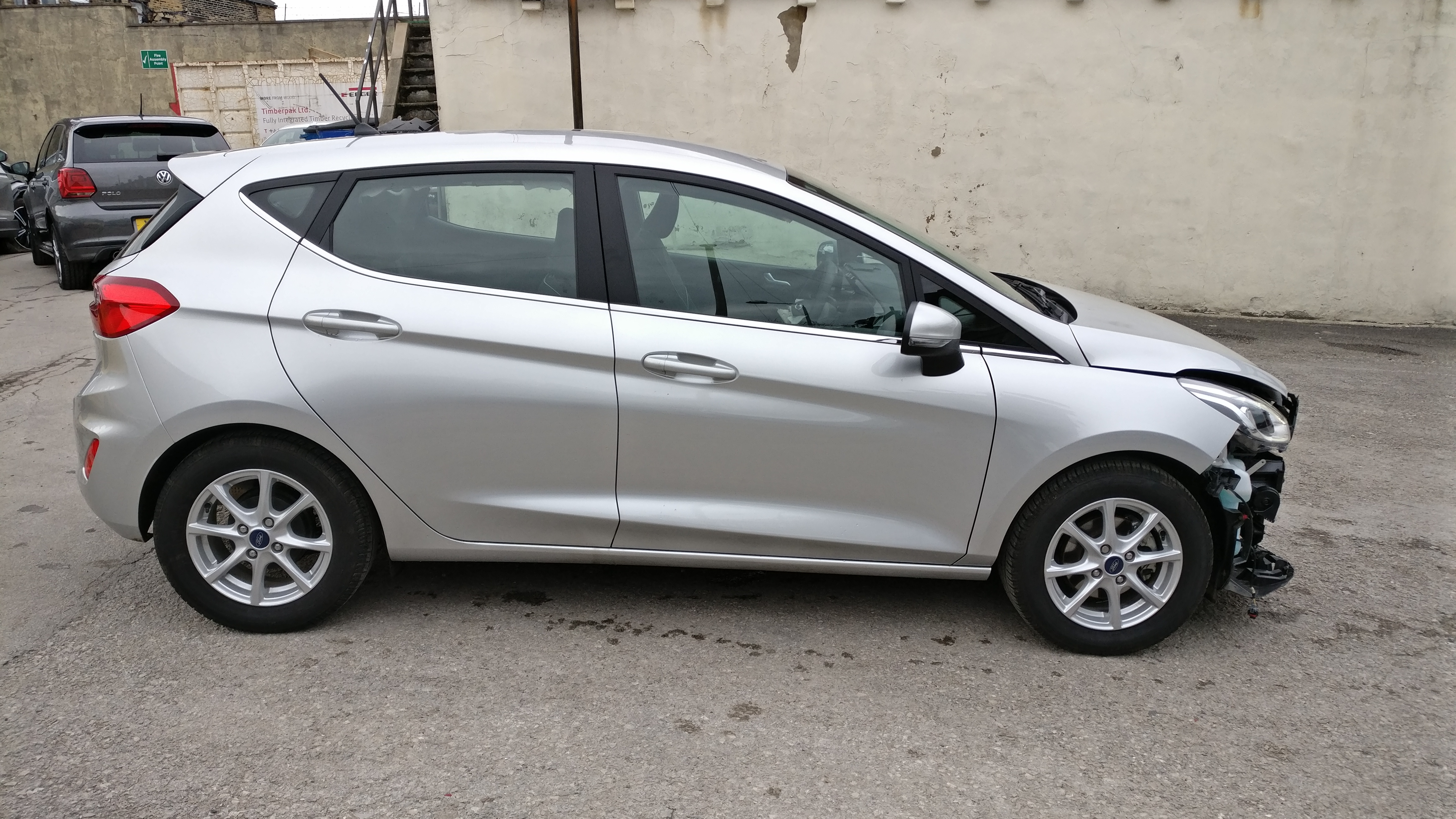 2018 FORD FIESTA ZETEC 1.1L UNRECORDED DAMAGED SALVAGE