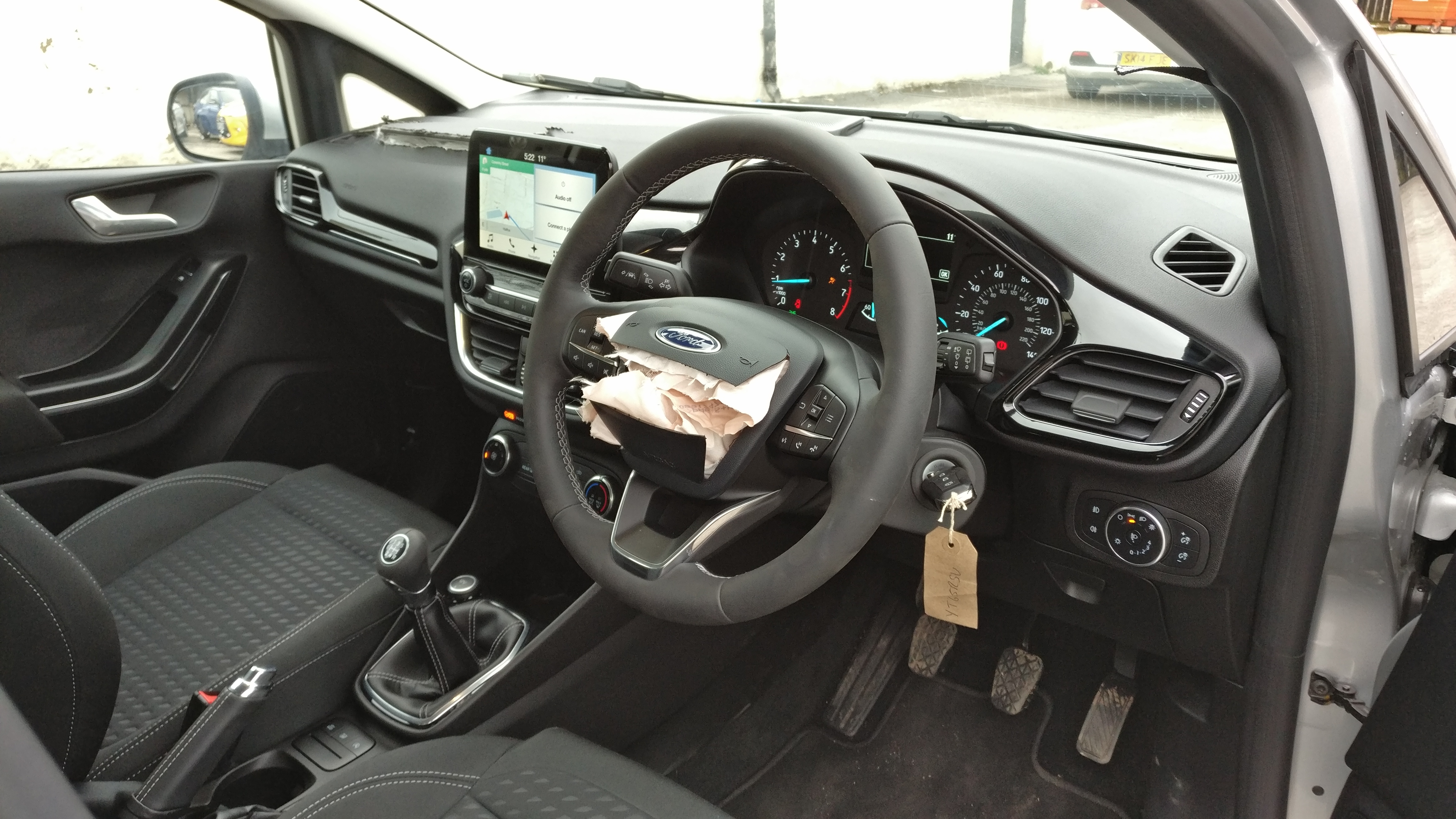 2018 FORD FIESTA ZETEC 1.1L UNRECORDED DAMAGED SALVAGE