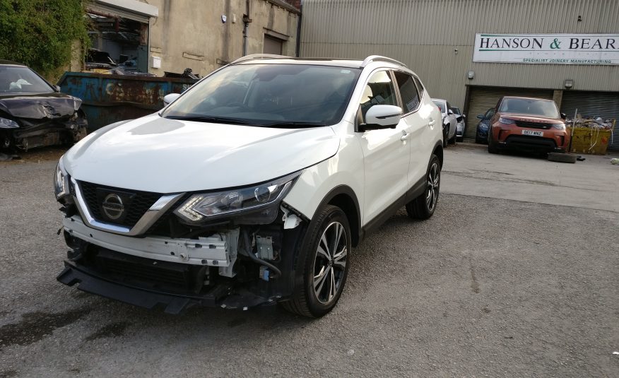 2017 67 NISSAN QASHQAI N-CONNECTA 1.5 DCI UNRECORDED DAMAGED SALVAGE