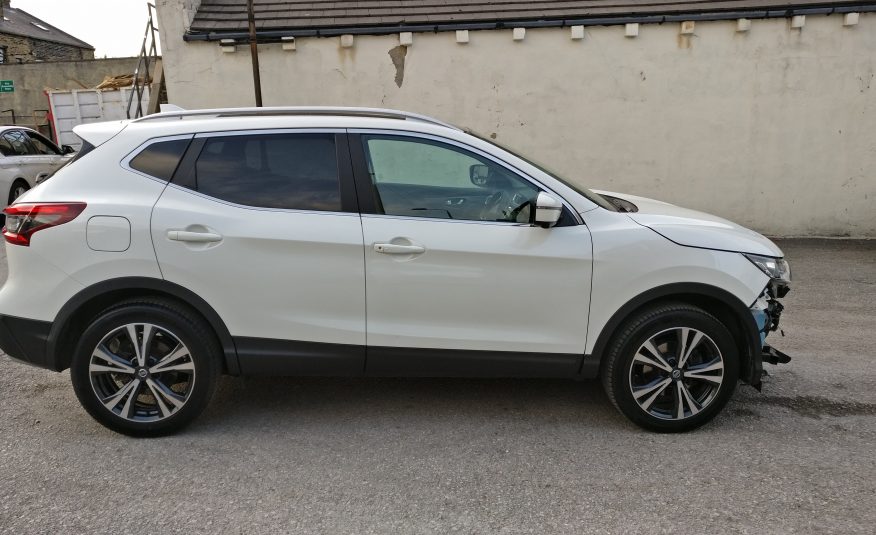 2017 67 NISSAN QASHQAI N-CONNECTA 1.5 DCI UNRECORDED DAMAGED SALVAGE