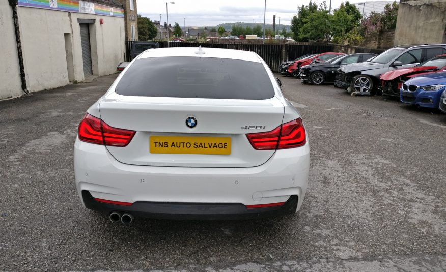 2018 18 BMW 4 SERIES 420i M SPORT AUTO GRAN COUPE UNRECORDED DAMAGED SALVAGE