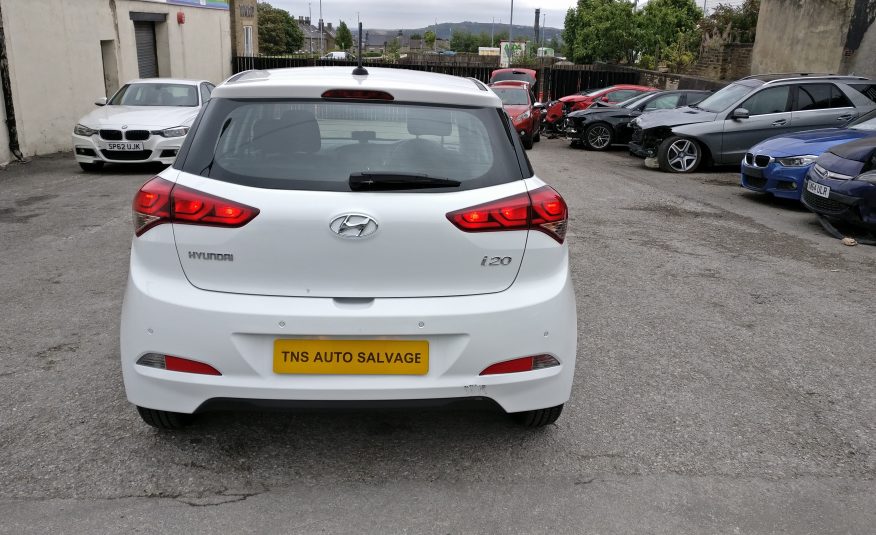 2018 HYUNDAI i20 1.4L AUTO SE MPI UNRECORDED DAMAGED SALVAGE