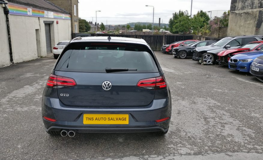 2017 67 VOLKSWAGEN GOLF GTD 2.0 TDI DSG MK 7.5 UNRECORDED DAMAGED SALVAGE