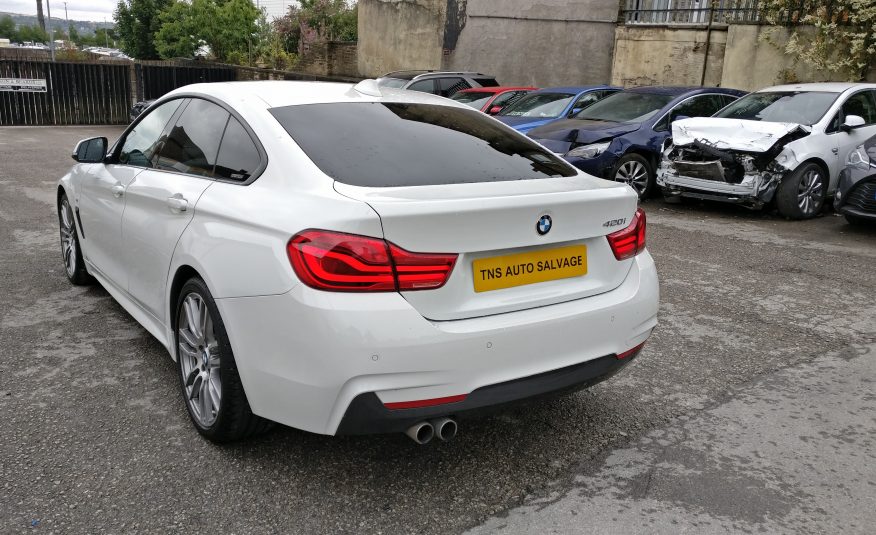 2018 18 BMW 4 SERIES 420i M SPORT AUTO GRAN COUPE UNRECORDED DAMAGED SALVAGE