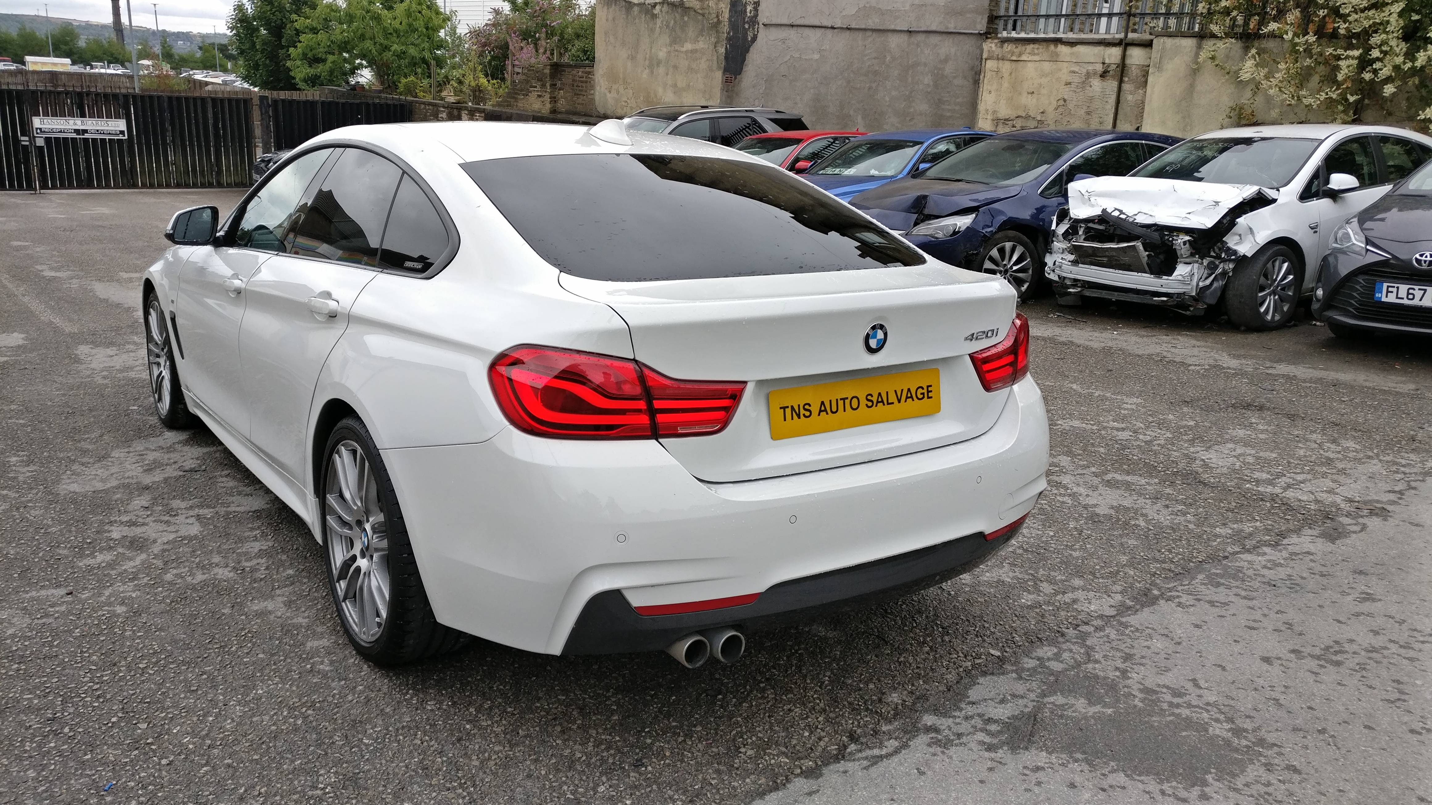 2018 18 BMW 4 SERIES 420i M SPORT AUTO GRAN COUPE UNRECORDED DAMAGED SALVAGE