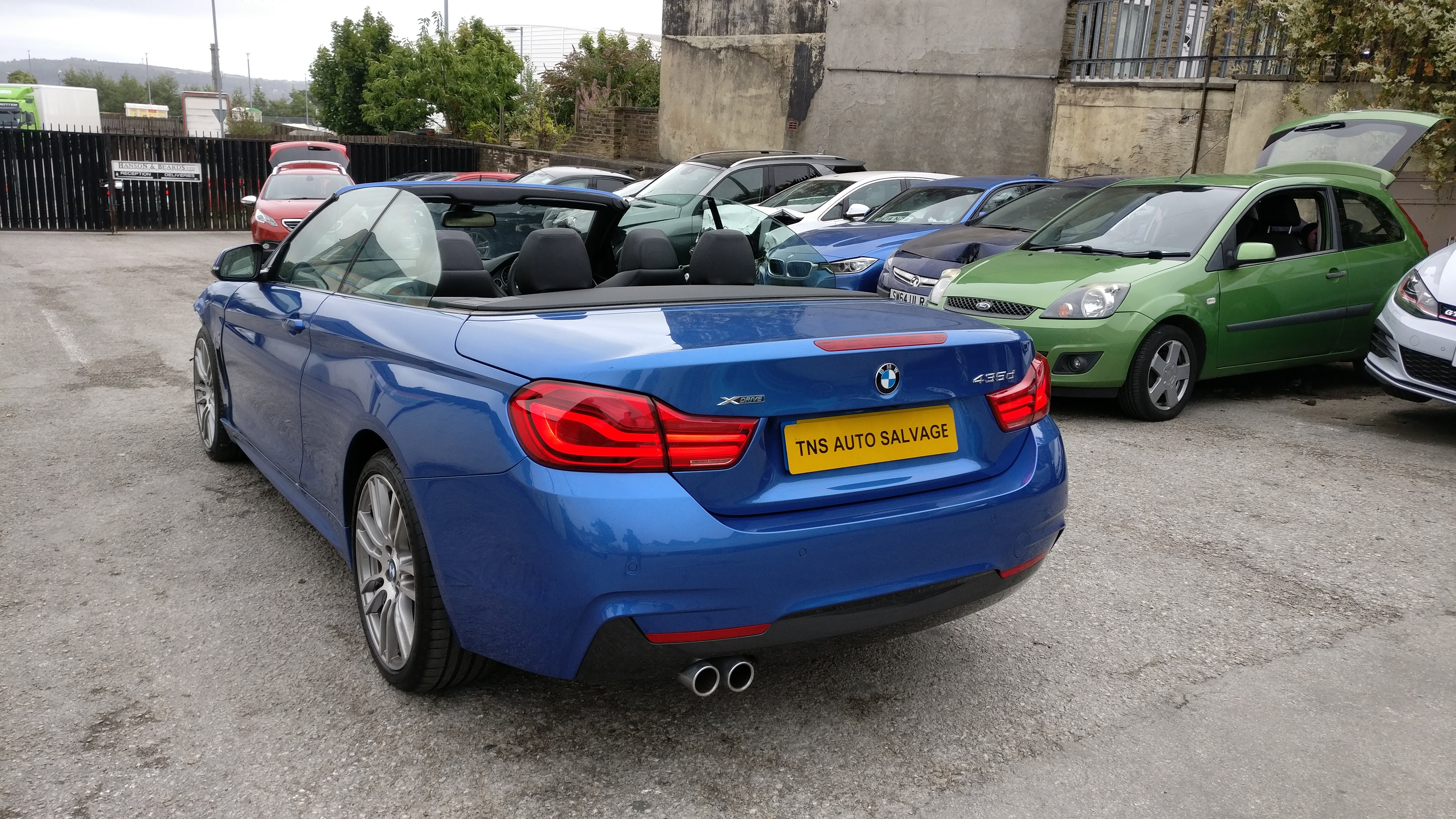 2018 BMW 4 SERIES 435D MSPORT CONVERTIBLE XDRIVE AUTO UNRECORDED DAMAGED SALVAGE