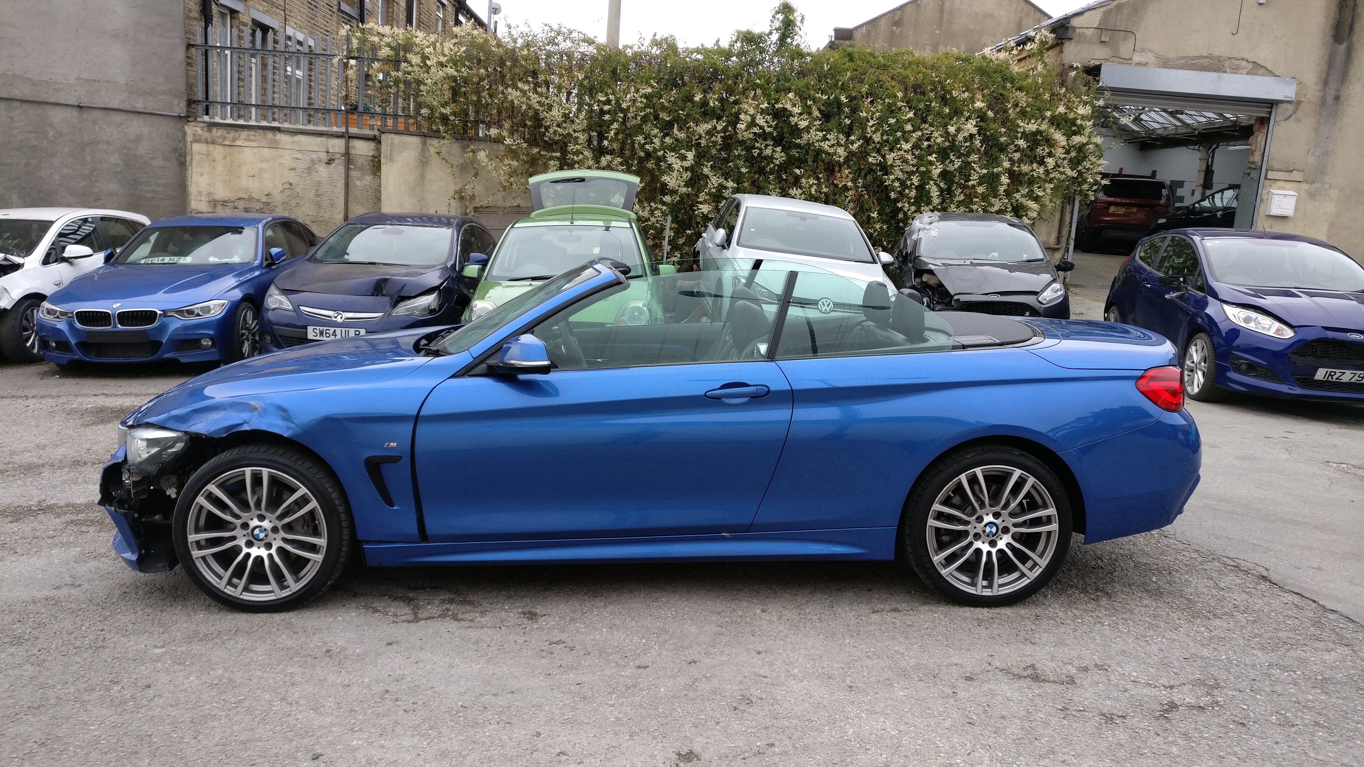 2018 BMW 4 SERIES 435D MSPORT CONVERTIBLE XDRIVE AUTO UNRECORDED DAMAGED SALVAGE