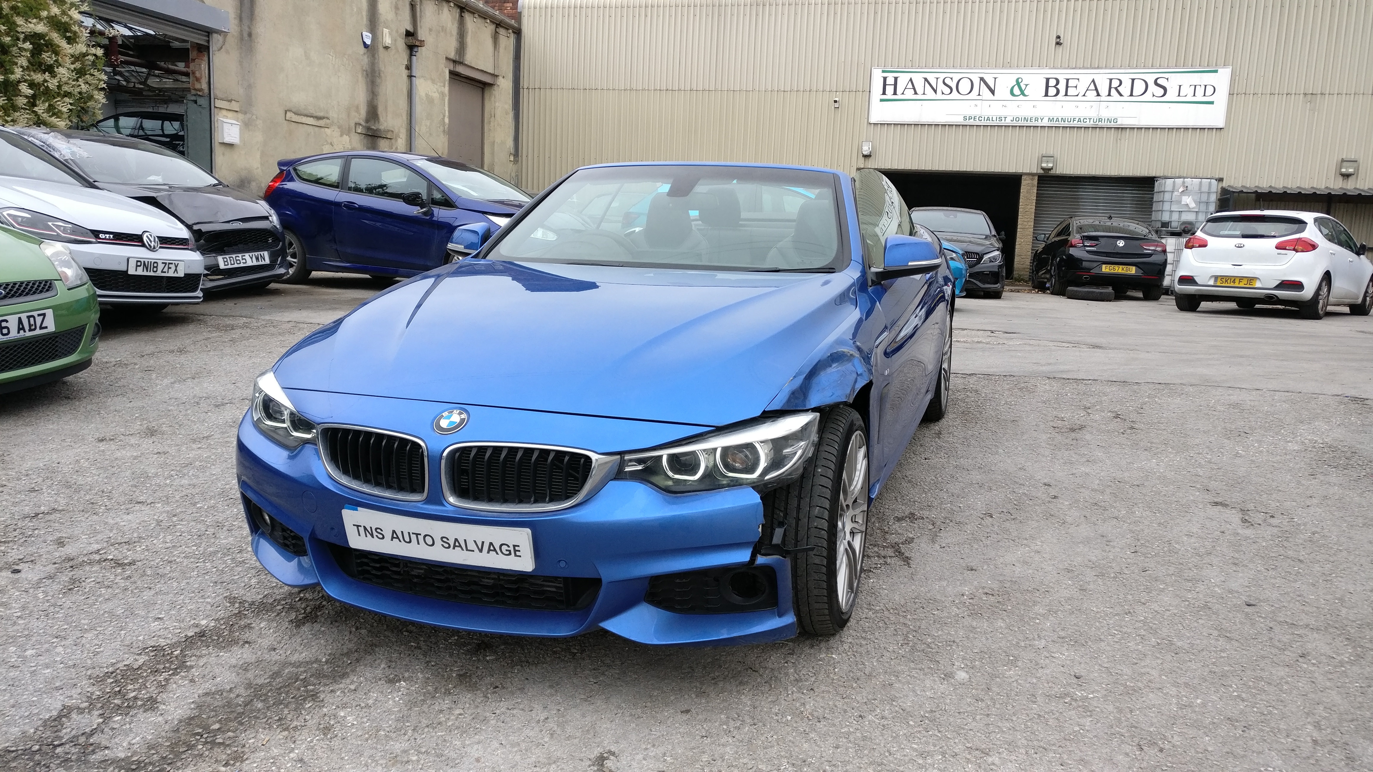 2018 BMW 4 SERIES 435D MSPORT CONVERTIBLE XDRIVE AUTO UNRECORDED DAMAGED SALVAGE