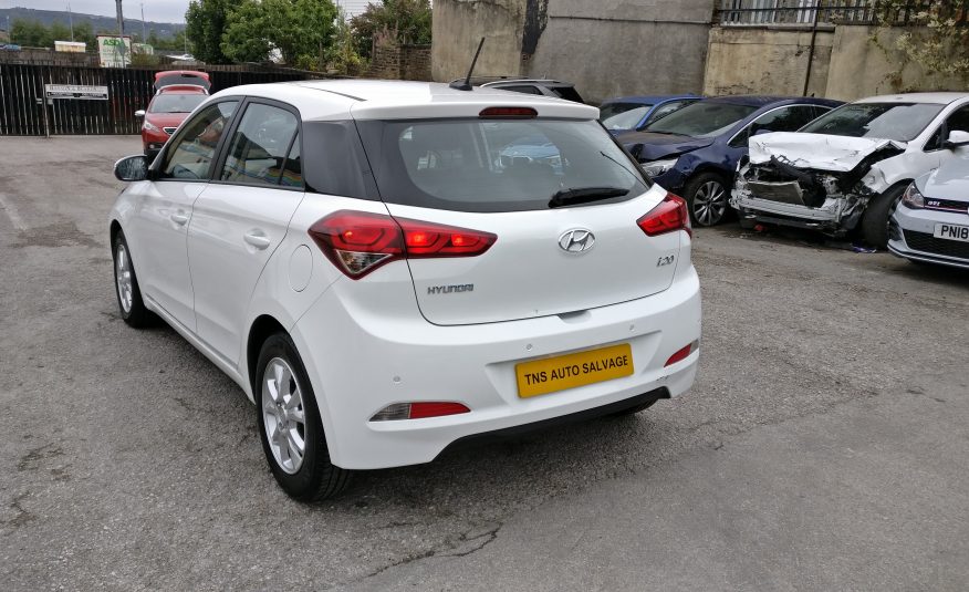 2018 HYUNDAI i20 1.4L AUTO SE MPI UNRECORDED DAMAGED SALVAGE