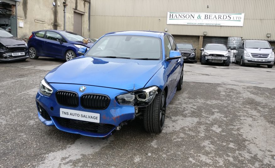 2018 18 BMW 1 SERIES 118i 1.5 M SPORT AUTO SHADOW ED UNRECORDED