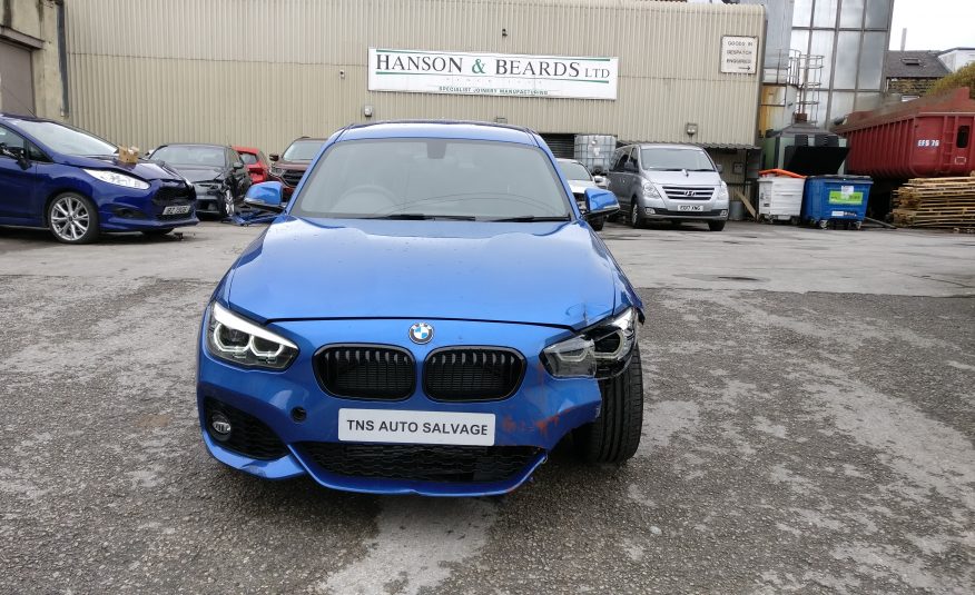 2018 18 BMW 1 SERIES 118i 1.5 M SPORT AUTO SHADOW ED UNRECORDED