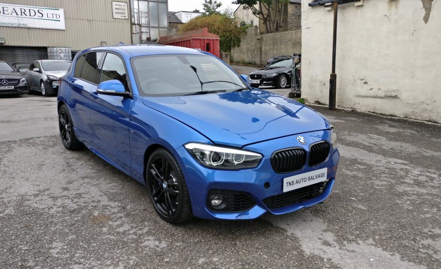 2018 18 BMW 1 SERIES 118i 1.5 M SPORT AUTO SHADOW ED UNRECORDED