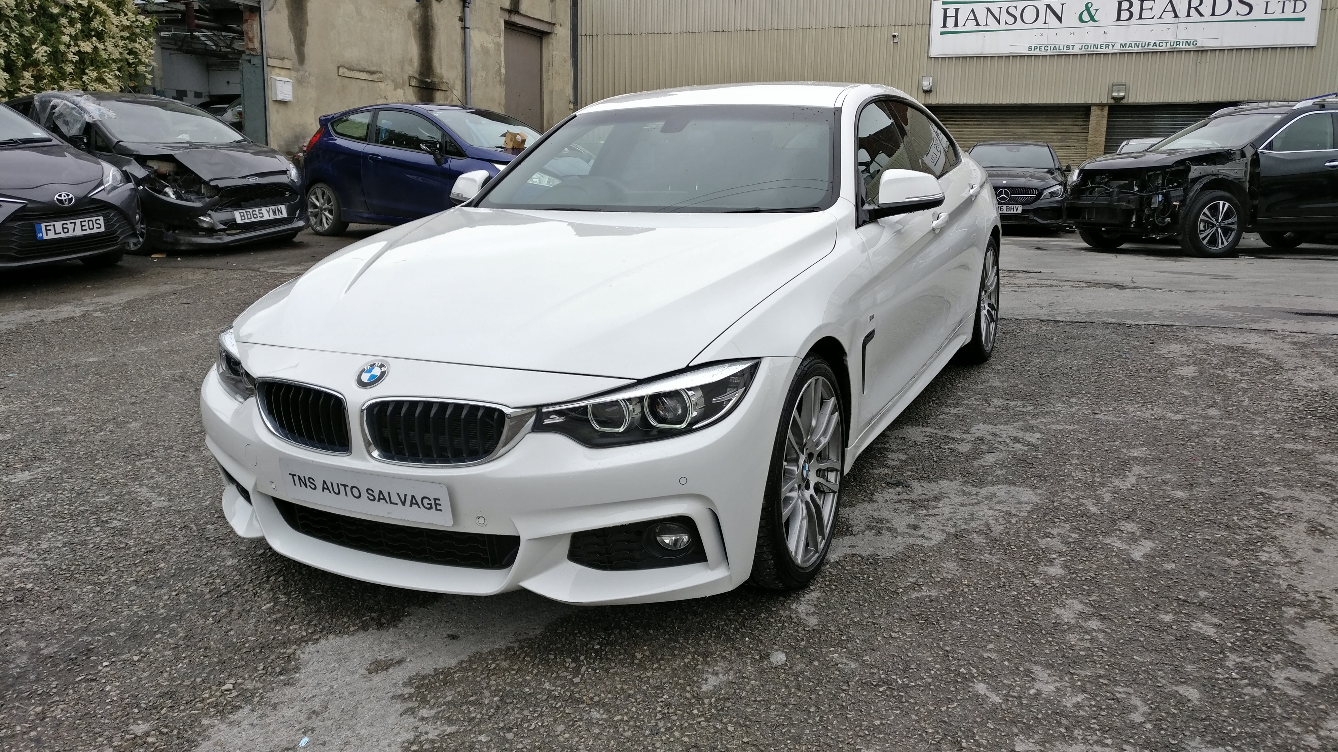 2018 18 BMW 4 SERIES 420i M SPORT AUTO GRAN COUPE UNRECORDED DAMAGED SALVAGE