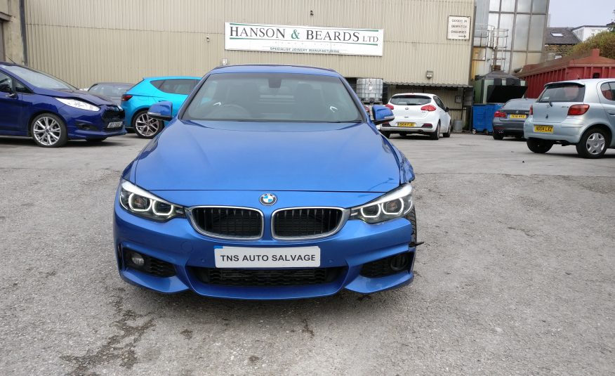 2018 BMW 4 SERIES 435D MSPORT CONVERTIBLE XDRIVE AUTO UNRECORDED DAMAGED SALVAGE