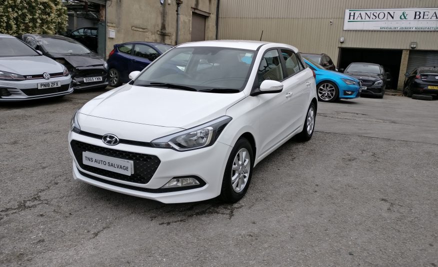 2018 HYUNDAI i20 1.4L AUTO SE MPI UNRECORDED DAMAGED SALVAGE