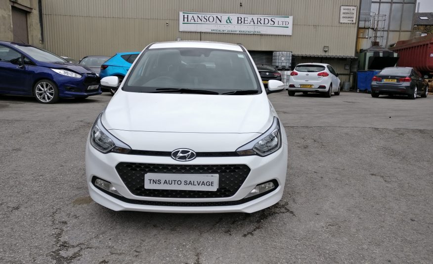 2018 HYUNDAI i20 1.4L AUTO SE MPI UNRECORDED DAMAGED SALVAGE