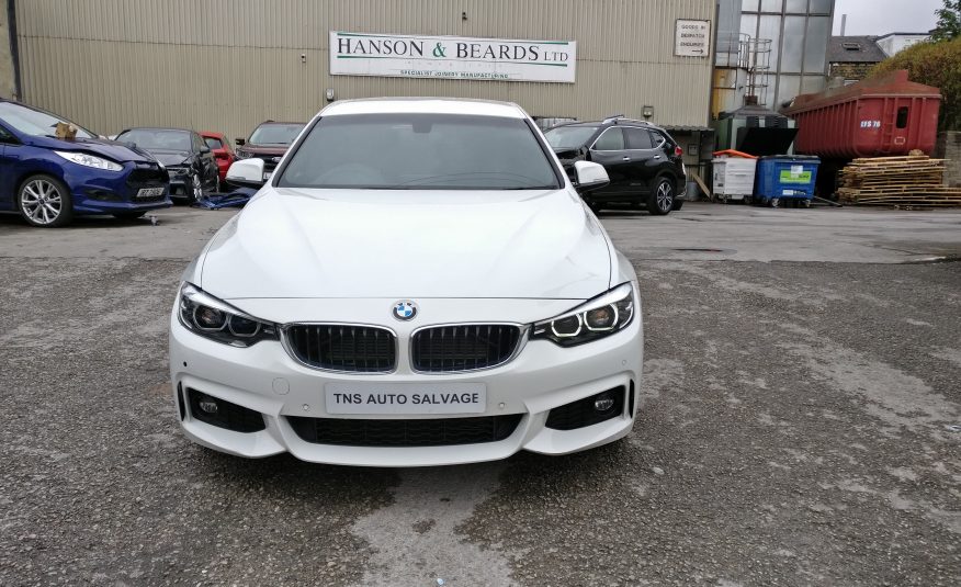 2018 18 BMW 4 SERIES 420i M SPORT AUTO GRAN COUPE UNRECORDED DAMAGED SALVAGE