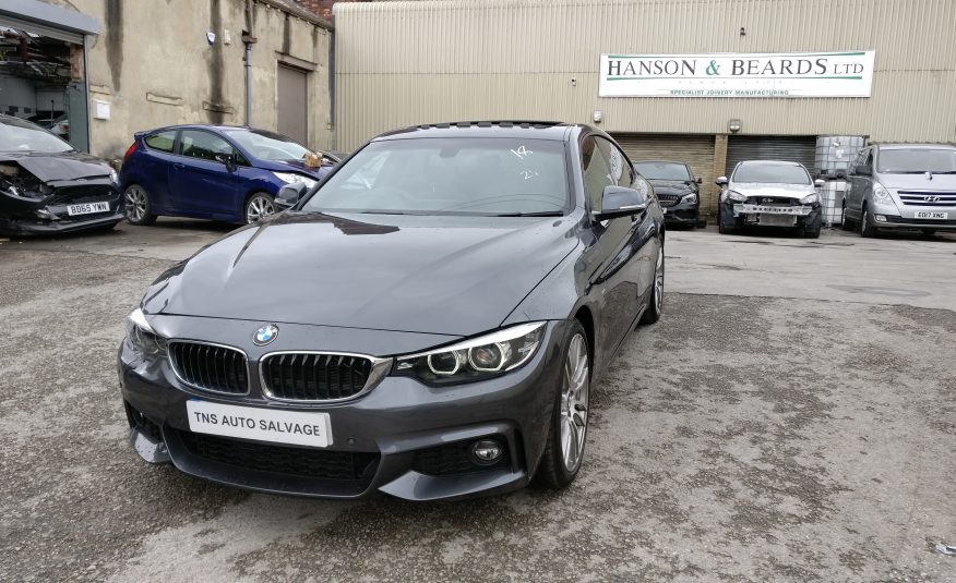 2018 18 BMW 4 SERIES 430i M SPORT AUTO GRAN COUPE UNRECORDED DAMAGED SALVAGE