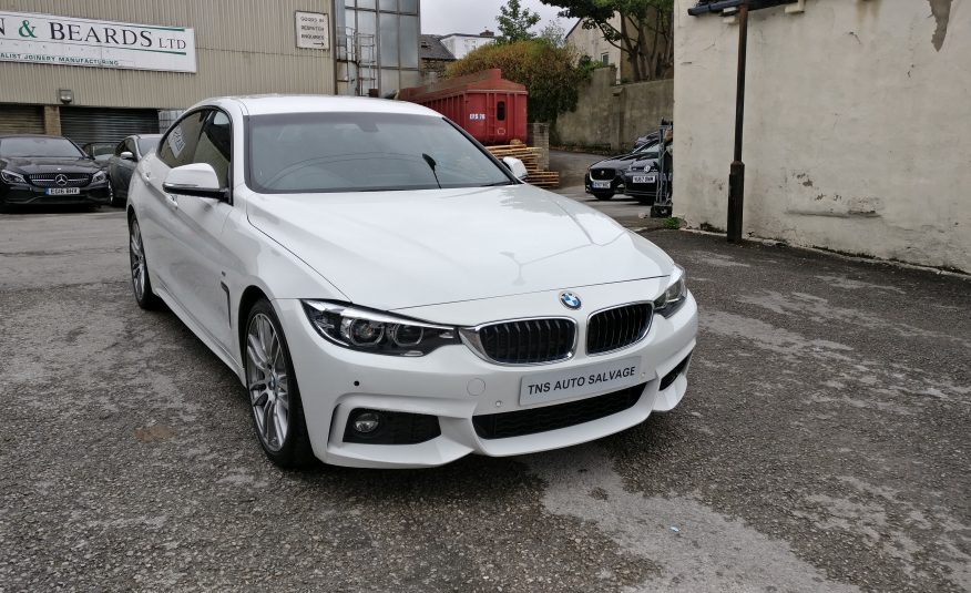 2018 18 BMW 4 SERIES 420i M SPORT AUTO GRAN COUPE UNRECORDED DAMAGED SALVAGE