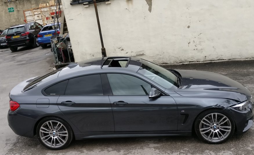 2018 18 BMW 4 SERIES 430i M SPORT AUTO GRAN COUPE UNRECORDED DAMAGED SALVAGE