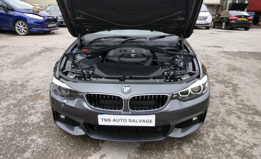 2018 18 BMW 4 SERIES 430i M SPORT AUTO GRAN COUPE UNRECORDED DAMAGED SALVAGE