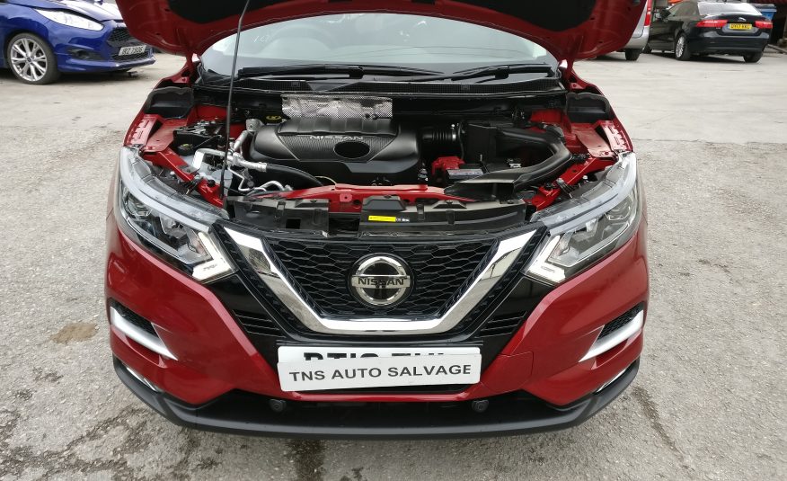 2018 18 NISSAN QASHQAI N-CONNECTA 1.5 DCI GLASS ROOF CAT S DAMAGED SALVAGE