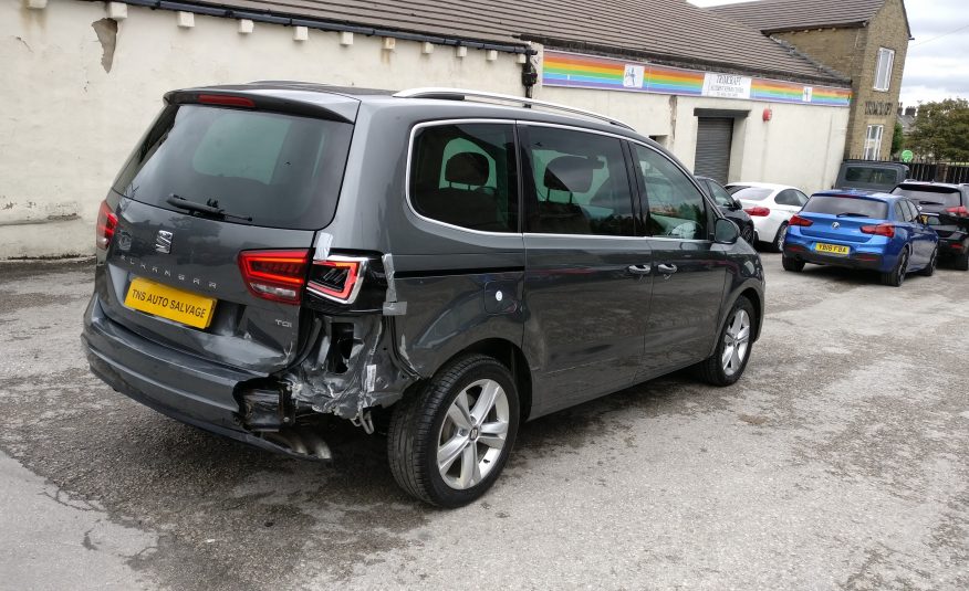 2017 17 SEAT ALHAMBRA 2.0 TDI SE DSG CAT S DAMAGED SALVAGE