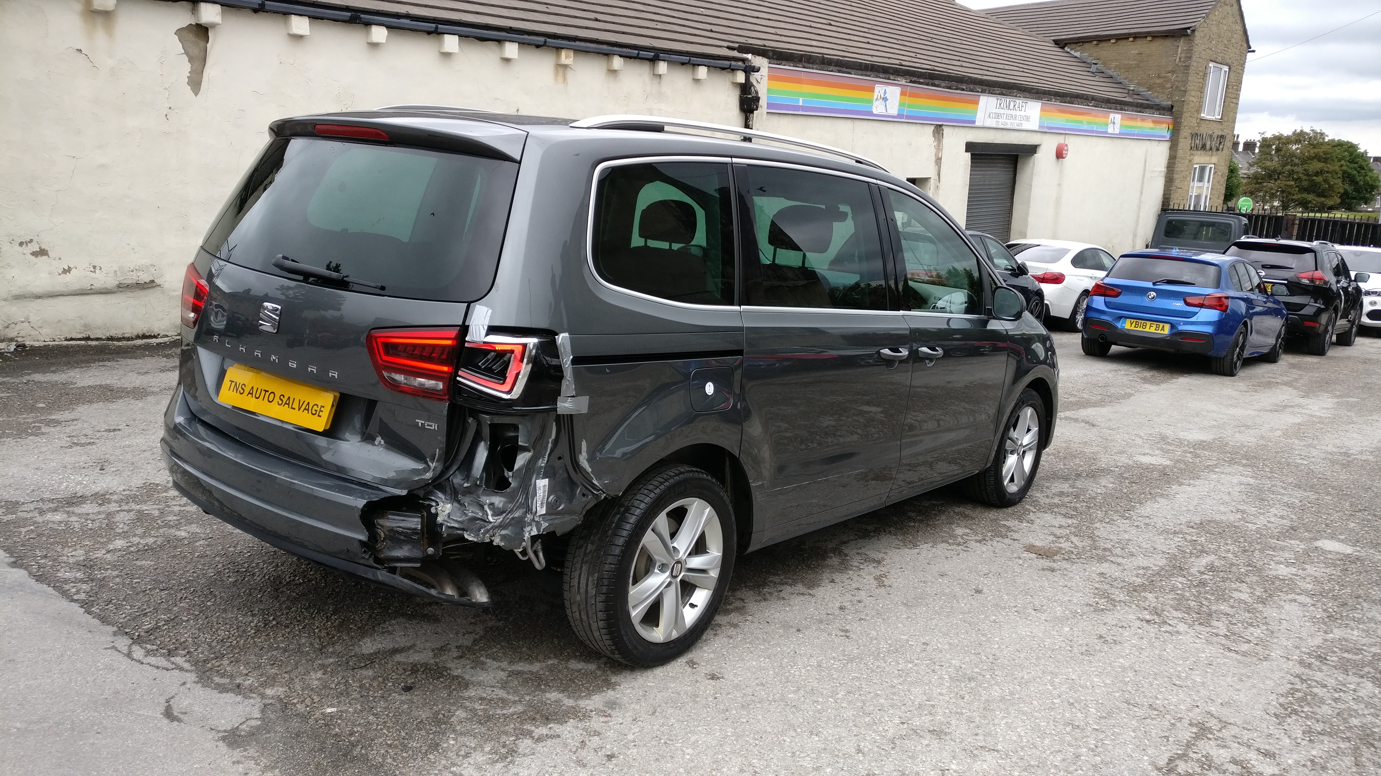 2017 17 SEAT ALHAMBRA 2.0 TDI SE DSG CAT S DAMAGED SALVAGE
