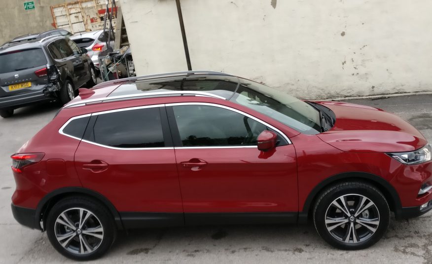 2018 18 NISSAN QASHQAI N-CONNECTA 1.5 DCI GLASS ROOF CAT S DAMAGED SALVAGE