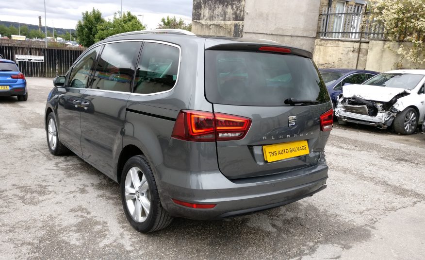 2017 17 SEAT ALHAMBRA 2.0 TDI SE DSG CAT S DAMAGED SALVAGE