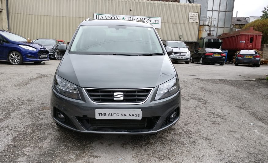 2017 17 SEAT ALHAMBRA 2.0 TDI SE DSG CAT S DAMAGED SALVAGE