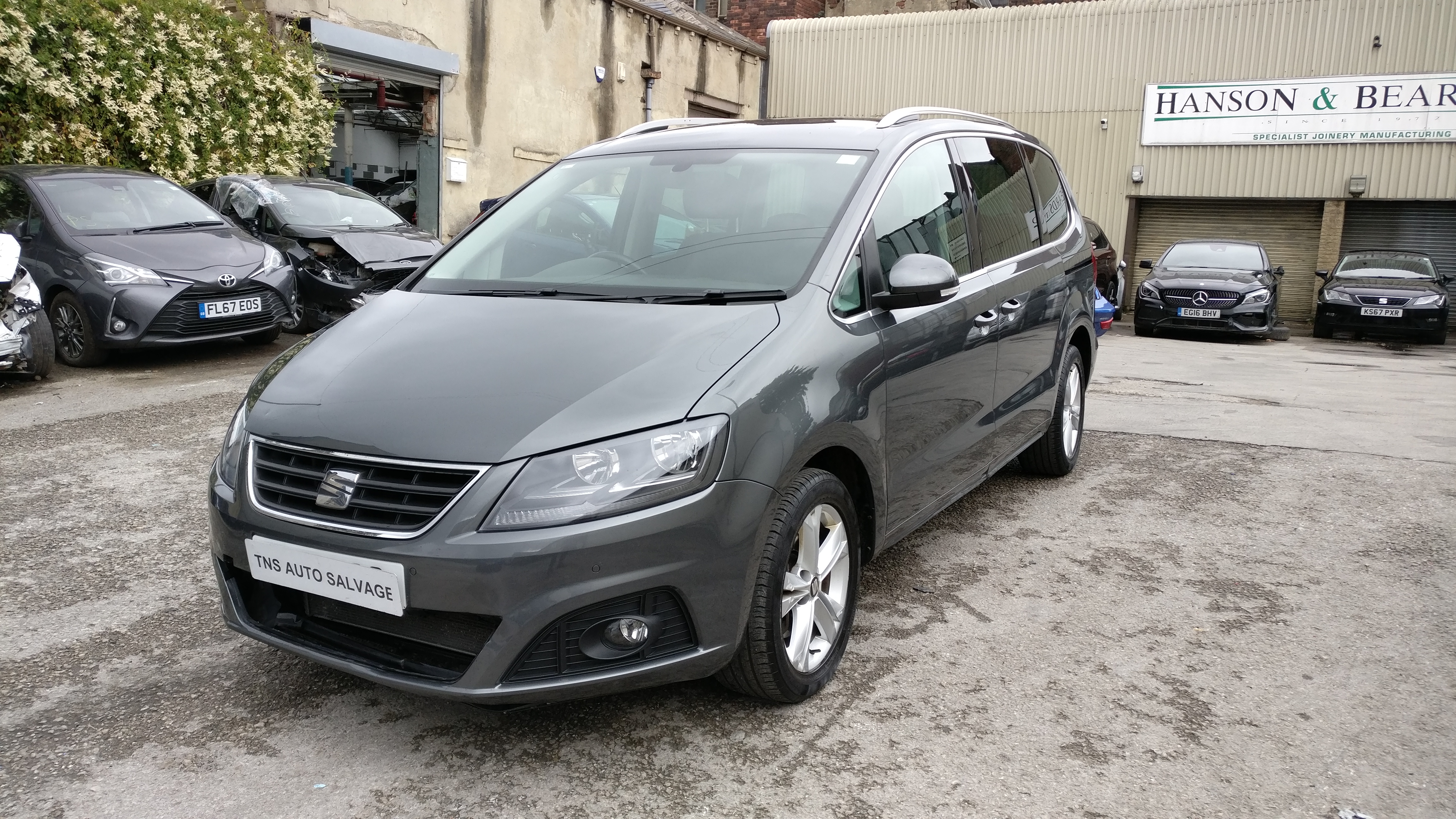 2017 17 SEAT ALHAMBRA 2.0 TDI SE DSG CAT S DAMAGED SALVAGE