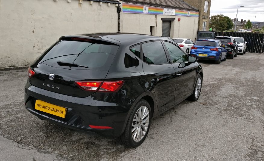 2017 67 SEAT LEON 1.6 TDI SE DYNAMIC TECHNOLOGY UNRECORDED DAMAGED SALVAGE