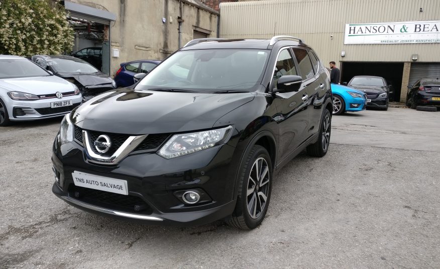 2017 17 NISSAN X-TRAIL N-VISION 1.6 DCI 4X4 UNRECORDED DAMAGED SALVAGE