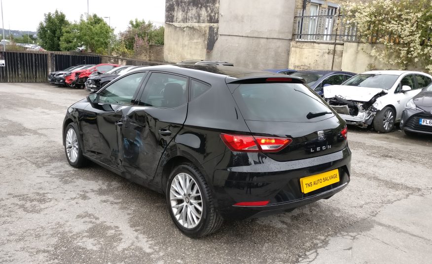 2017 67 SEAT LEON 1.6 TDI SE DYNAMIC TECHNOLOGY UNRECORDED DAMAGED SALVAGE